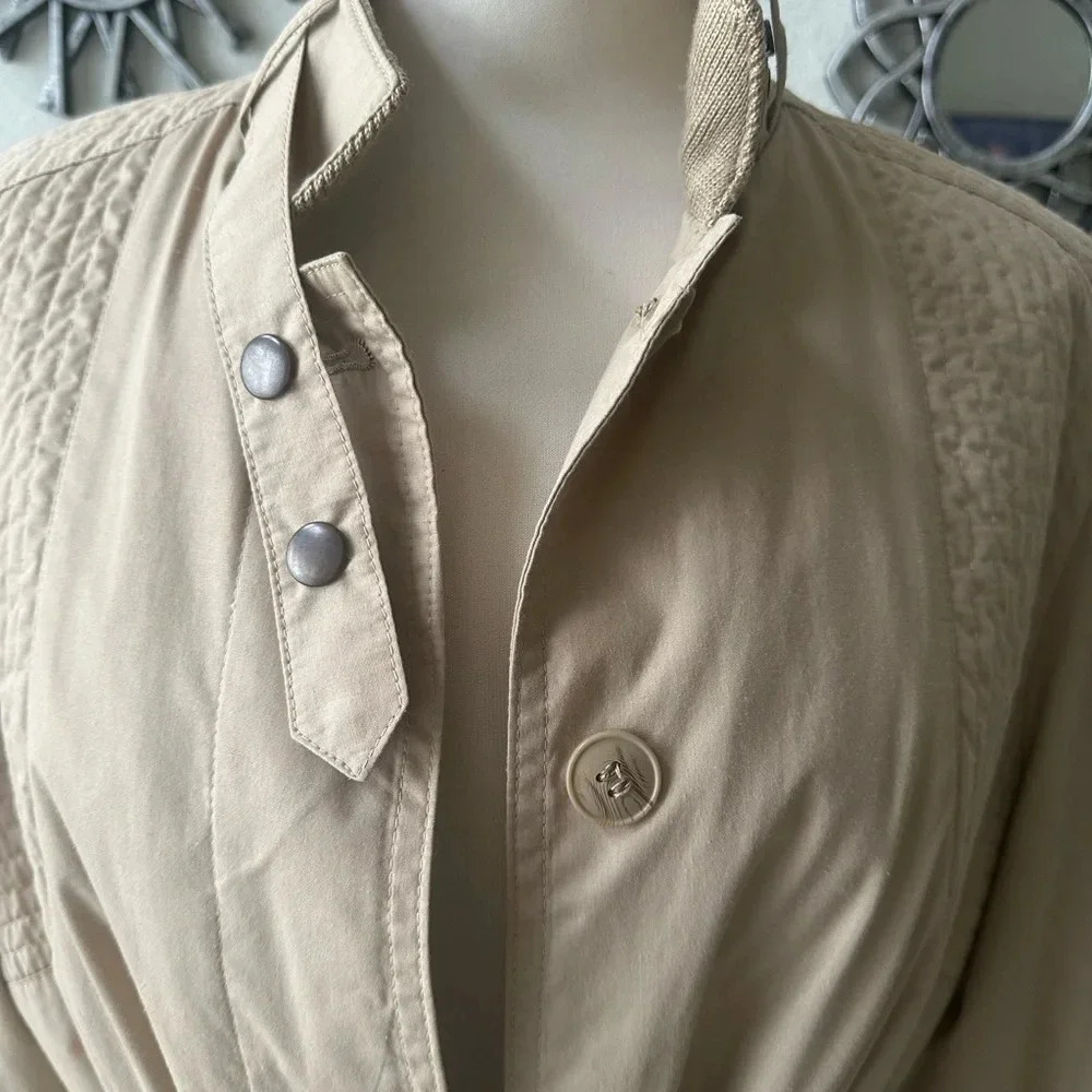 Vintage trench coat 🧥 Sz 16 fits likee M-L - Picture 6 of 6